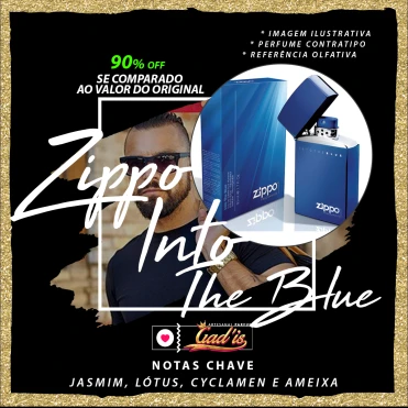 Perfume Similar Gadis 548 Inspirado em Zippo Into The Blue Contratipo